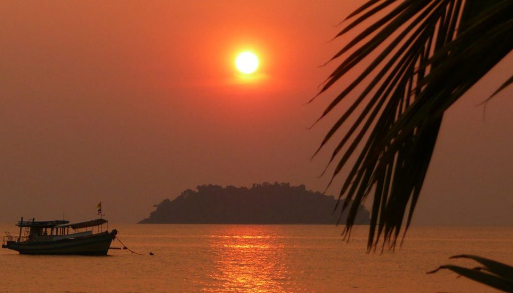 Sonnenuntergang in Thailand